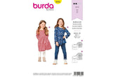 Schnittmuster burda kids - Bluse & Kleid 9350